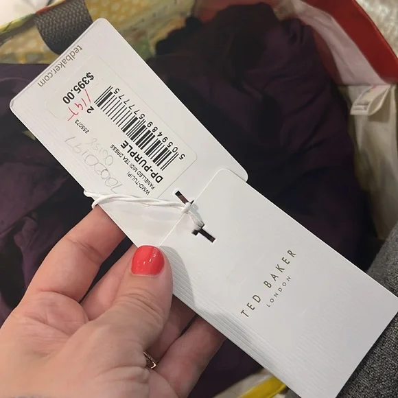 Ted Baker eggplant dress - new with tags - Picture 4 of 4